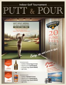 Putt Pour Indoor Golf Tournament MST Golf Arena IOI Mall Damansara