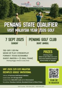 The Penang State Qualifier for Visit Malaysia Year 2026 Golf